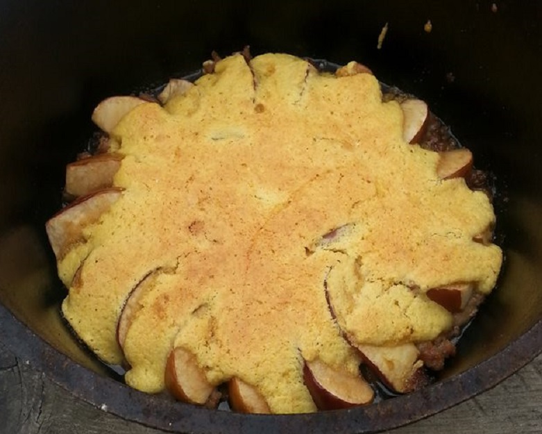 Apple Sausage Dutch Oven Breakfast