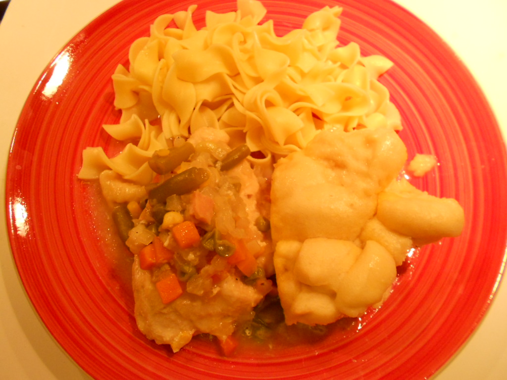 Chicken and Dumplings in a Slow Cooker